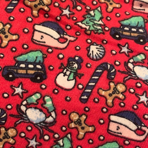 New without tags!   Vineyard Vines Santa Whales Christmas Pajama Pants XS. - Picture 2 of 9
